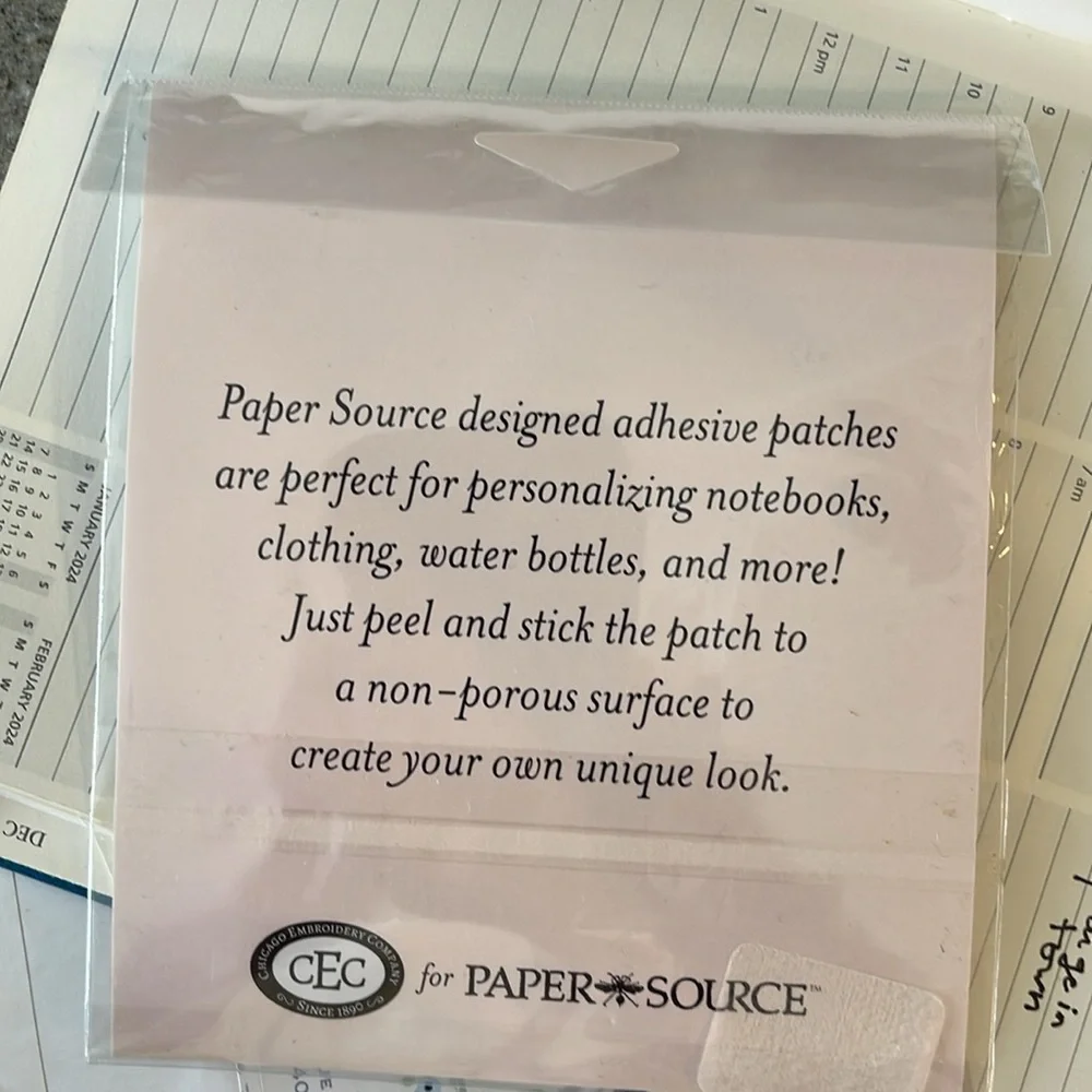 PAPER SOURCE Mom Boss no-sew Adhesive Patch